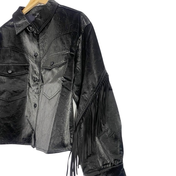 FATE Rockstar Fringe Jacket Western Moto - Picture 7 of 14